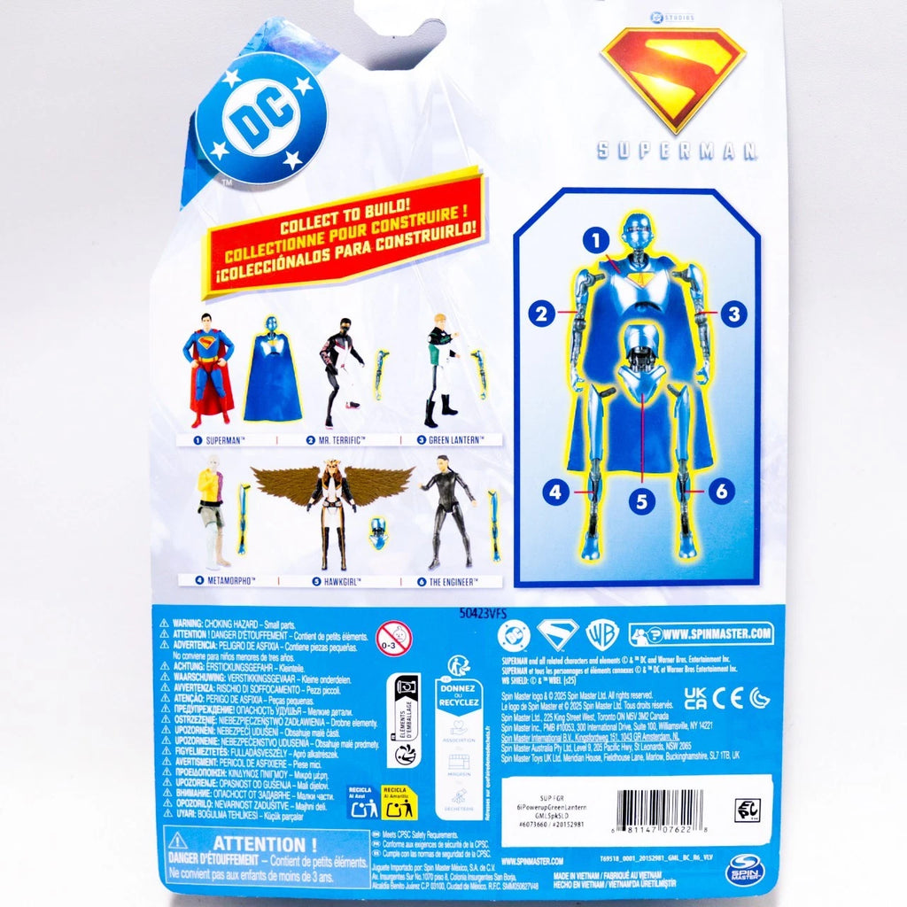 DC Superman 2025, figuras de accion Set completo de 6 figuras